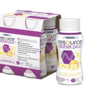 Resource Diabet Plus 4x200ml smak waniliowy